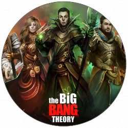 Essbares Papier The Big Bang Theory - The Big Bang Theory Animation 19,5 cm