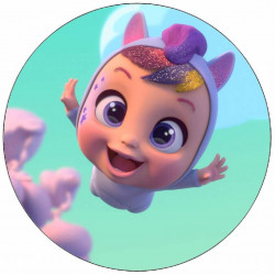 Essbares Papier Cry Babies schwebendes Baby 19,5 cm