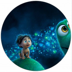 Essbares Papier Gute Dinosaurier Arlo, Spucki und die Libelle 19,5 cm