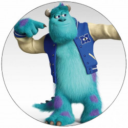 Essbares Papier Universität für Monster Sulley 19,5 cm