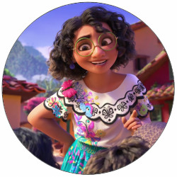 Essbares Papier Encanto Isabel und die Kinder 19,5 cm