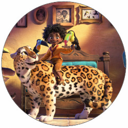 Essbares Papier Encanto Antonio mit Tieren 19,5 cm