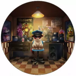 Essbares Papier Five Nights at Freddy's Grumpy Cat 19,5 cm