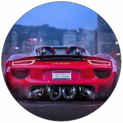 Essbares Papier Porsche 918 Spyder 19,5 cm