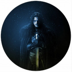 Essbares Papier Spiel um Thrones John Snow 19,5 cm