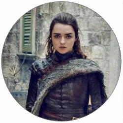 Essbares Papier Spiel der Throne Arya Stark 19,5 cm