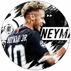 Essbares Papier Neymar in Trikot 19,5 cm
