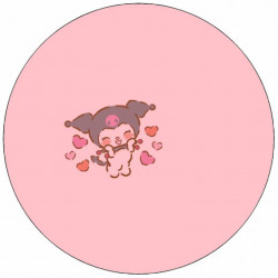 Essbares Papier Kuromi 19,5 cm