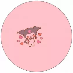 Essbares Papier Kuromi 19,5 cm