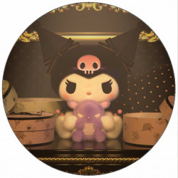 Essbares Papier Kuromi Pirat 19,5 cm