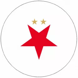 Essbares Papier Logo Slavia neues 19,5 cm