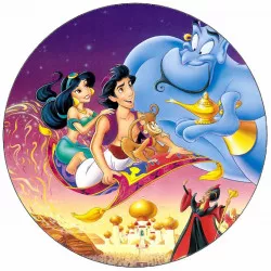 essbarer Aladin-Papier 19,5 cm