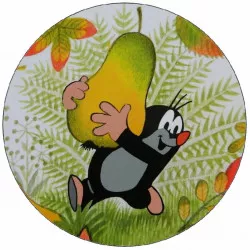 Essbares Papier Erdbeerkäfer und Birne 19,5 cm