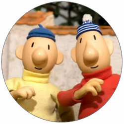 Essbares Papier Pat und Mat und das ist's! 19,5 cm