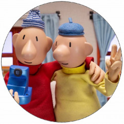 Essbares Papier Pat & Mat Selfie 19,5 cm