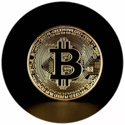 essbares Papier Bitcoin 19,5 cm