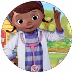 Esspapier Doktor Plüschtiere in Mantel 19,5 cm