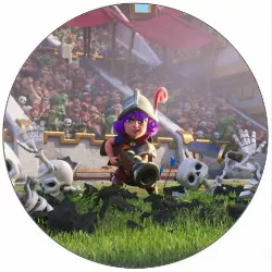 Essbares Papier Clash Royale Skeletten in der Arena 19,5 cm