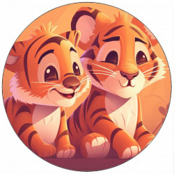 Essbares Papier Kätzchen Tigerstreifen 19,5 cm