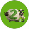 Essbares Papier Schaf Shaun 2 19,5 cm