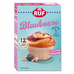 Muffinmischung mit Blaubeeren