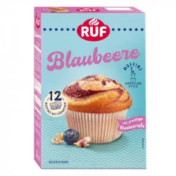 Muffinmischung mit Blaubeeren