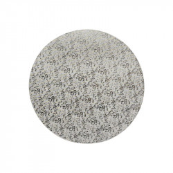 Stabiler Untersetzer, silber, rund Ø 30 cm, Dicke 1,2 cm