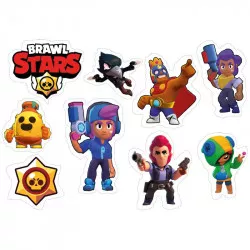 Zerreißbares Papier zum Ausschneiden Brawl Stars
