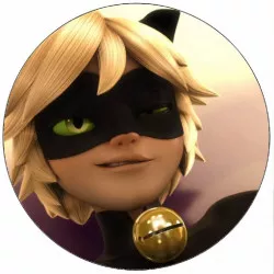 Essbares Papier Schwarzer Kater 19,5 cm