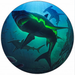 Essbares Papier Hai 19,5 cm