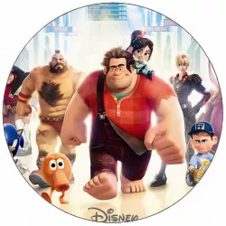 Essbares Papier Räuber Ralph und Freunde 19,5 cm