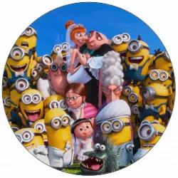 Essbares Papier Ich, Bösewicht Hochzeit 19,5 cm