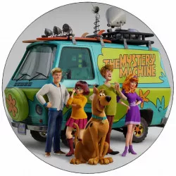Essbares Papier Scooby-Doo Team 19,5 cm