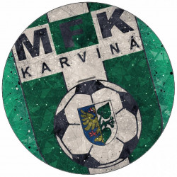 Essbares Papier Logo MFK Karviná 19,5 cm
