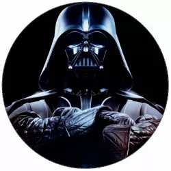 essbares Papier Star Wars Darth Vader dunkler Hintergrund 19,5 cm