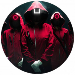 Essbares Papier Squid Game Teilnehmer 19,5 cm