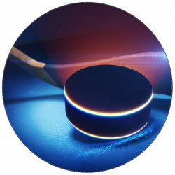 Essbares Hockey-Pucks-Papier, 19,5 cm