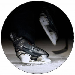 Essbares Papier Hockeyschuh-Scheibe 19,5 cm