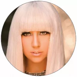 Essbares Papier Lady Gaga Blond 19,5 cm