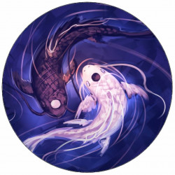 Essbares Papier Koi-Karpfen 19,5 cm