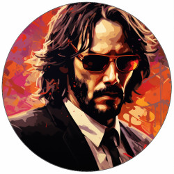 essbares Papier John Wick 19,5 cm