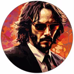 essbares Papier John Wick 19,5 cm