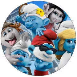 Essbares Papier Schlümpfe 2 Figuren 19,5 cm