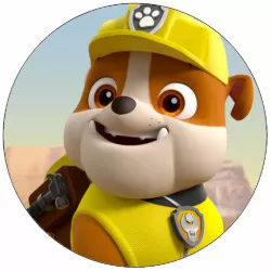 Essbares Papier Paw Patrol Rubble 19,5 cm