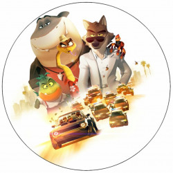 Essbares Papier Bösewicht 19,5 cm