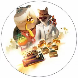 Essbares Papier Bösewicht 19,5 cm