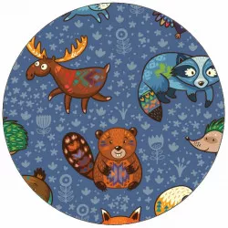 essbares Papier wilde Tiere 19,5 cm