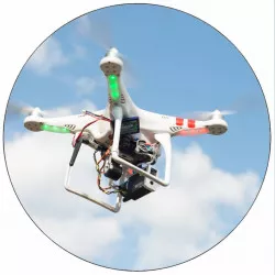 Essbares Papier fliegende Drohne 19,5 cm