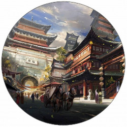 essbares Papier Pagoda 19,5 cm