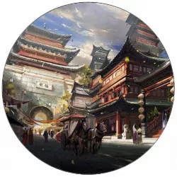 essbares Papier Pagoda 19,5 cm